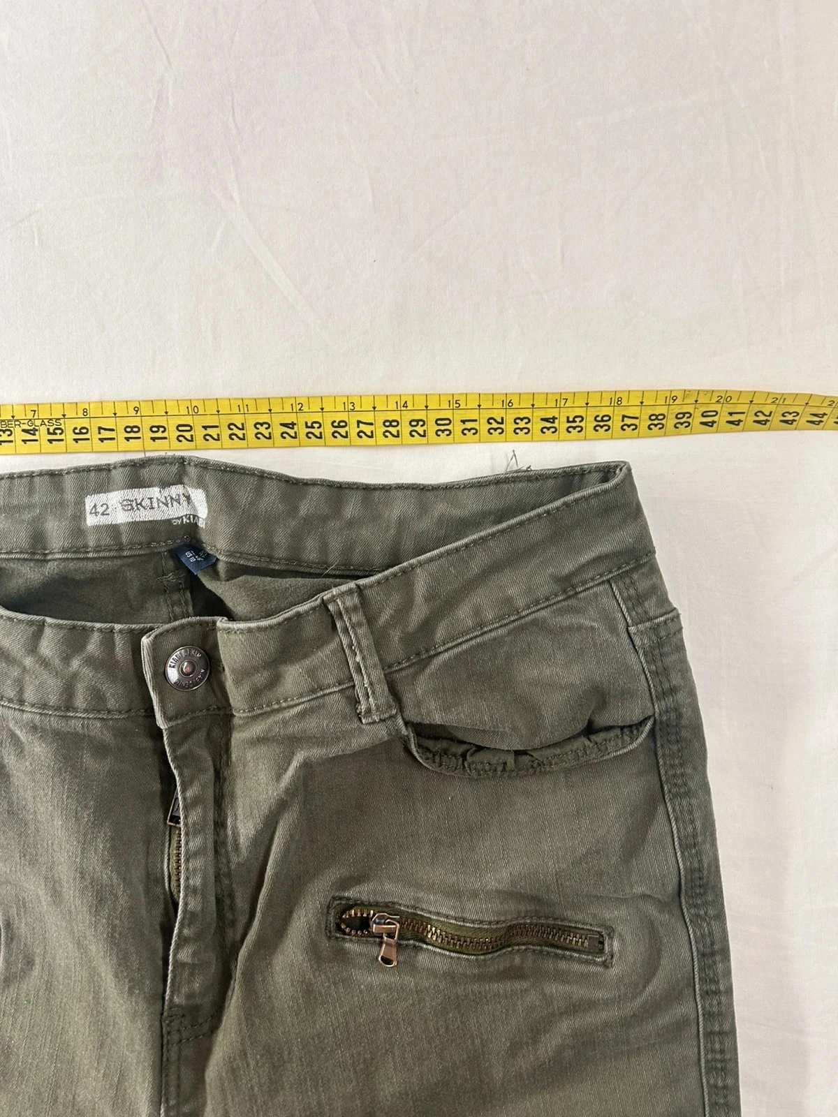 Jean skinny kiabi verde kaki – photo 6